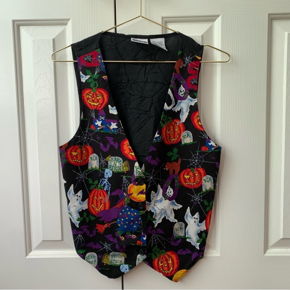 👻 Vintage 90s Halloween Vest